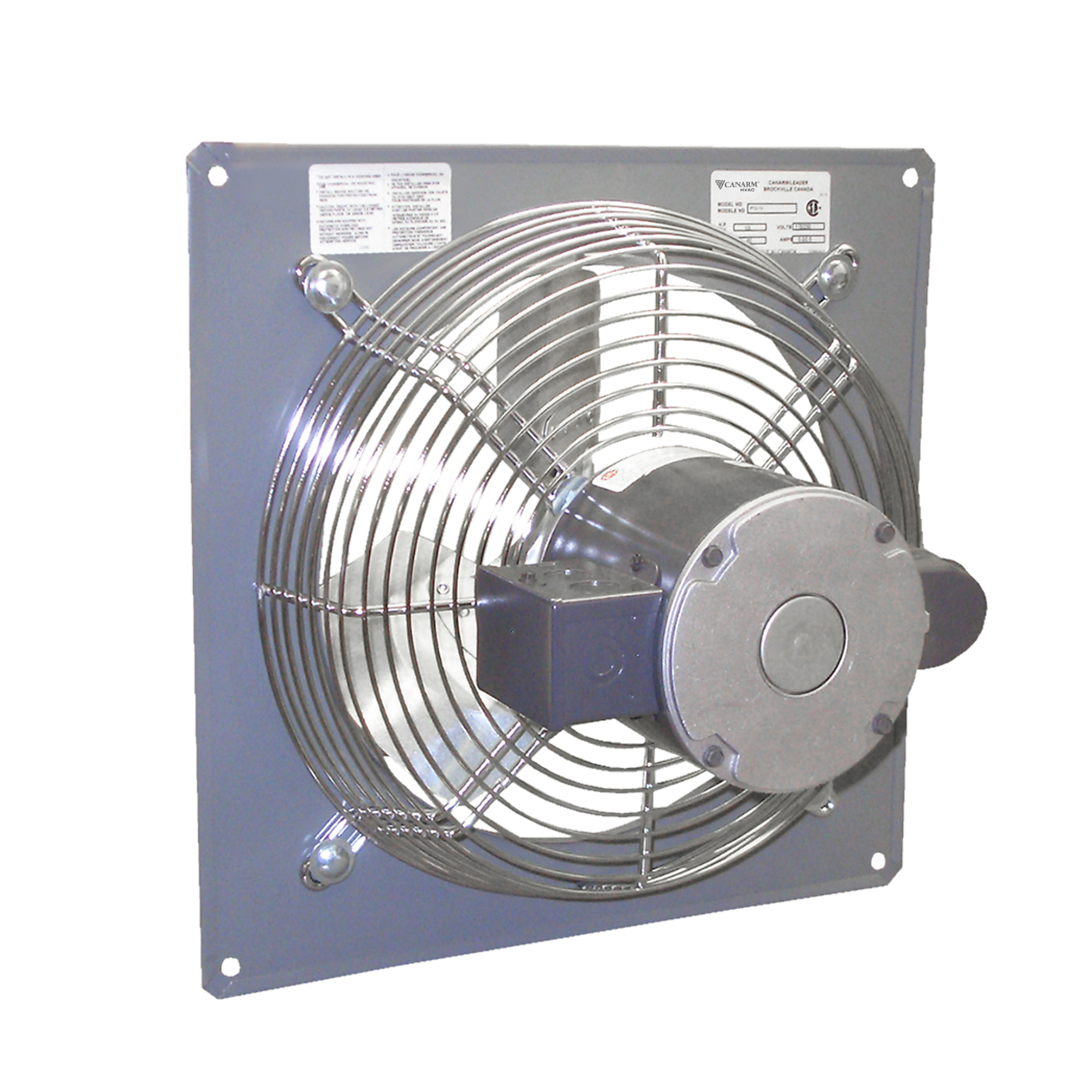 Canarm Reserve Flow Panel Fan — 24in., 1/3 HP, 115/230V, Model# P24-1RS9M115